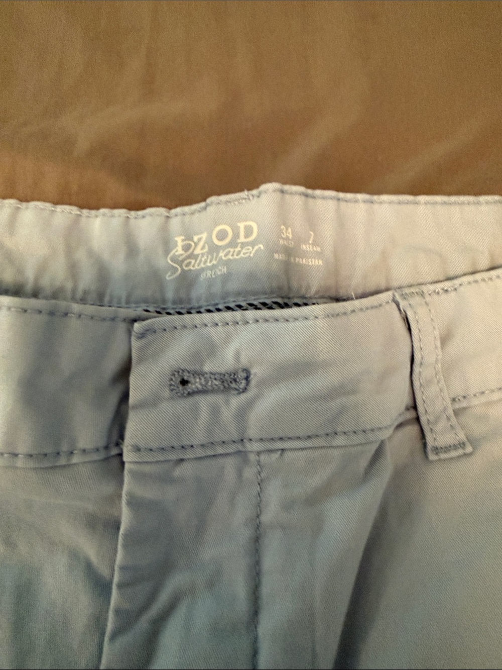 Izod Saltwater Men’s Light Gray Chino Pants